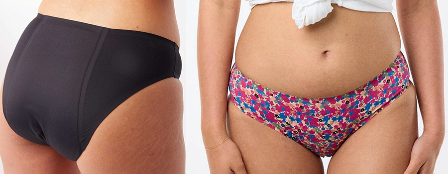 Les culottes menstruelles pour flux abondant de la marque Smoon